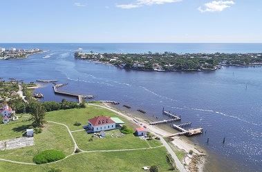 View from Peanut Island