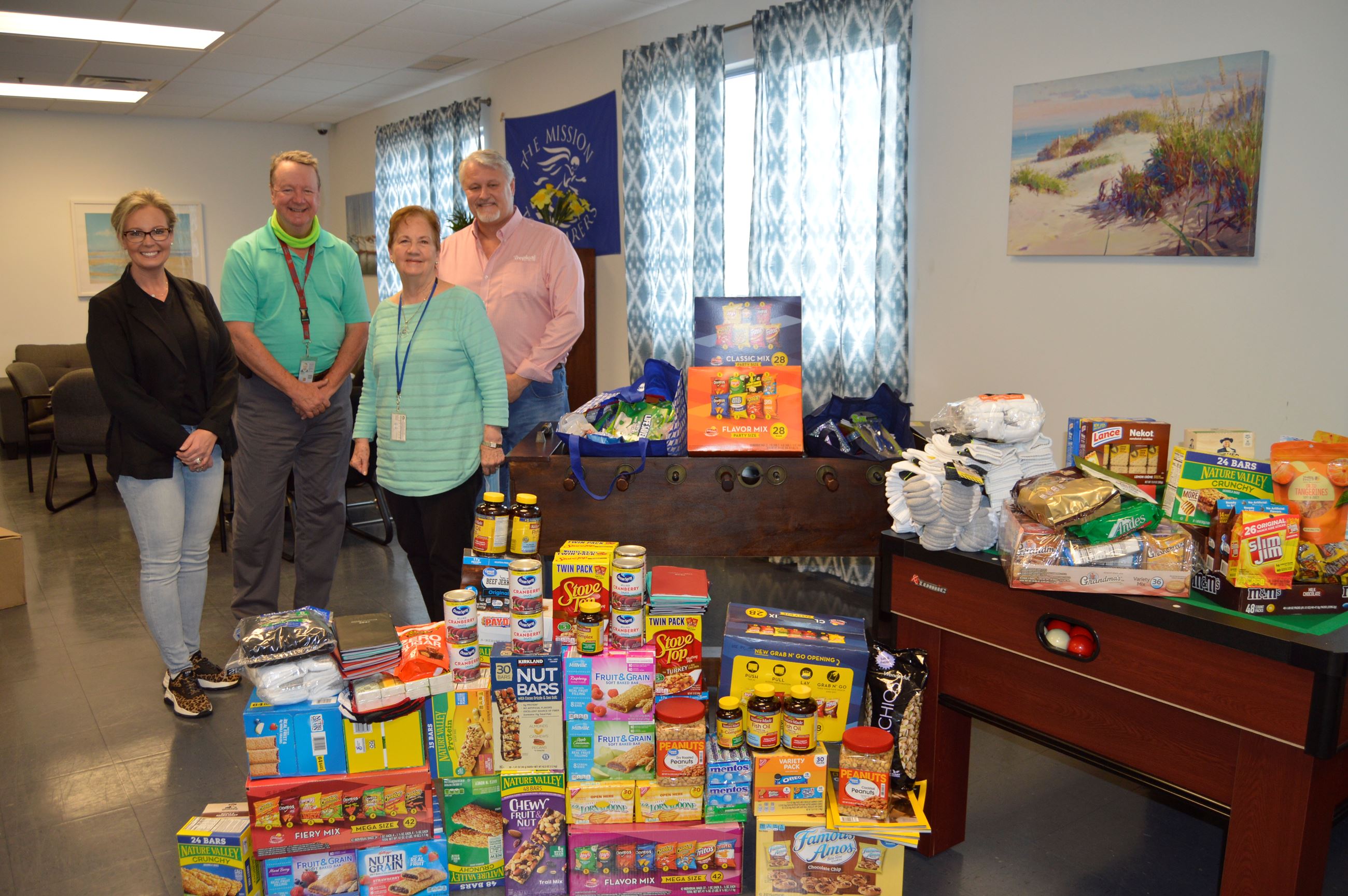 Tropical Shipping Reps with Seafarers' Center's Board Members