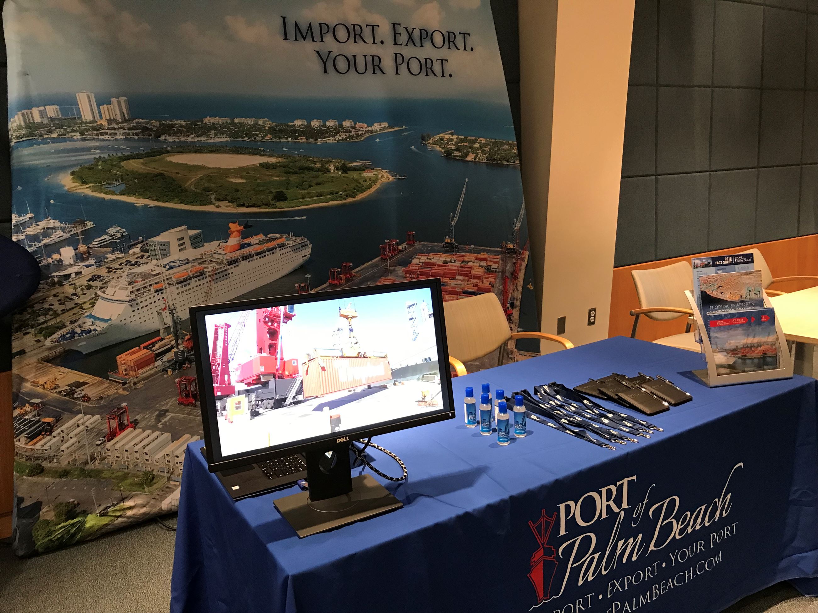 Booth at Palm Beach State College Career Fair