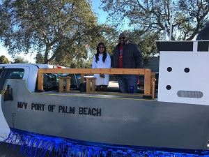 Port Commissioners Varisa Lall Dass and Dr. Deandre Poole