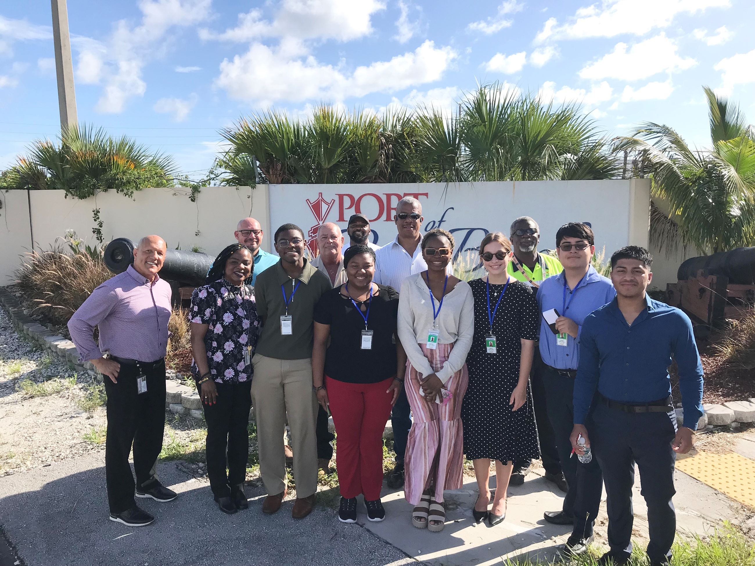 Commissioner Richards and interns