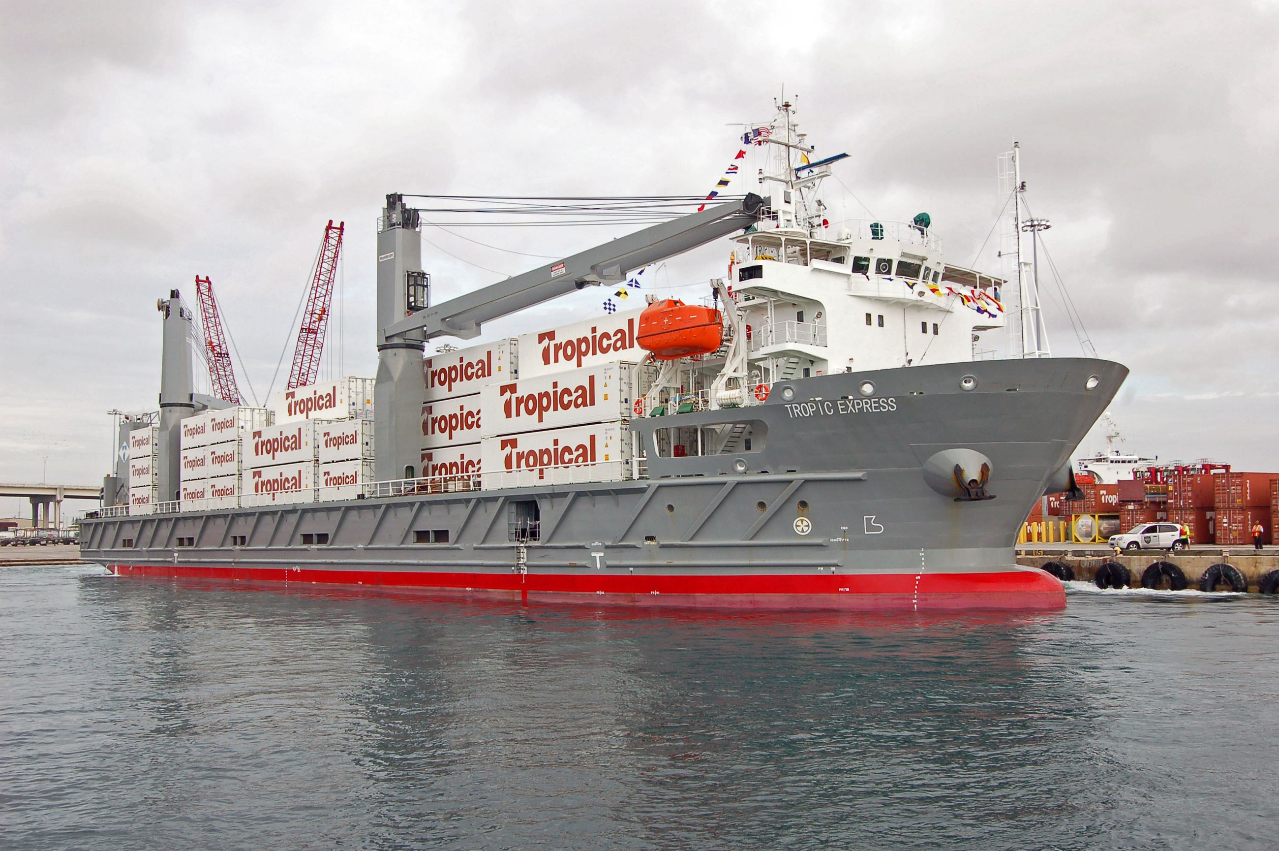 Tropical Shipping refrigerated conatiners