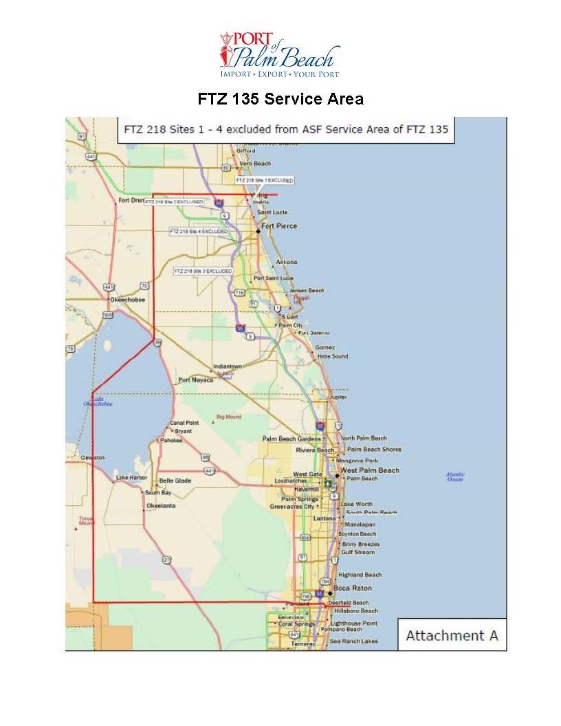 FTZ Service Map