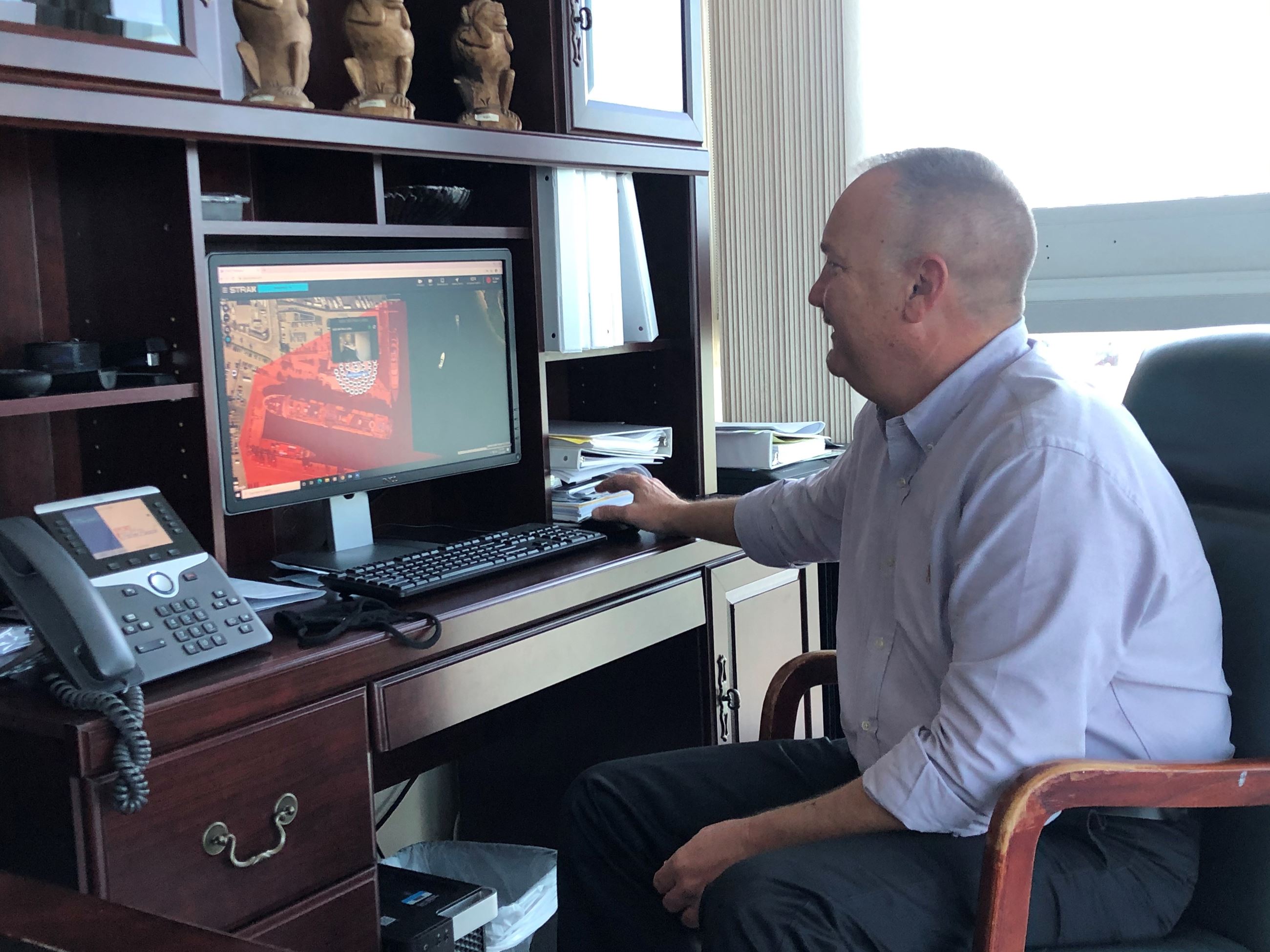 Director of Security using platform 