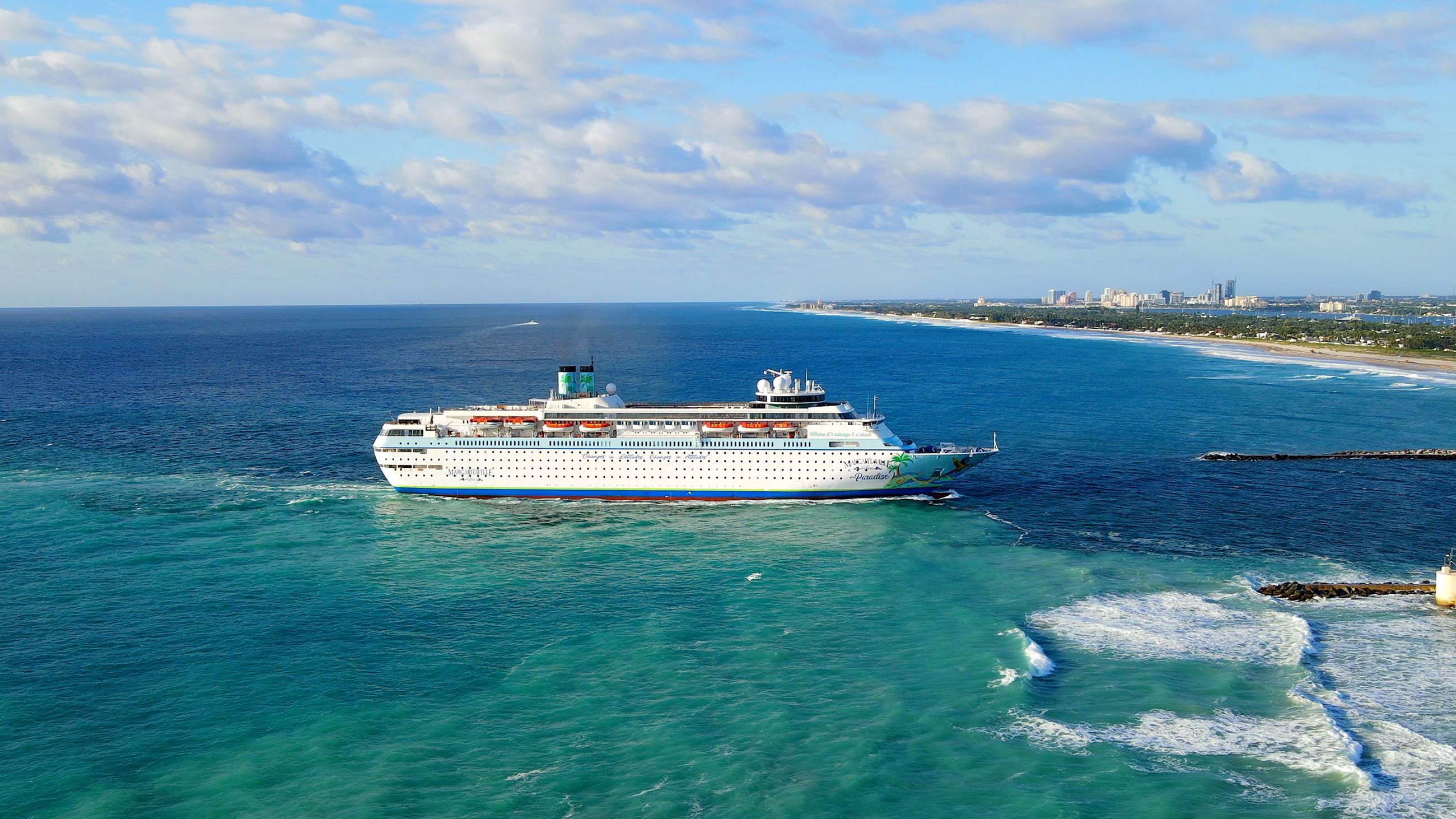 Margaritaville at Sea Paradise entering inlet