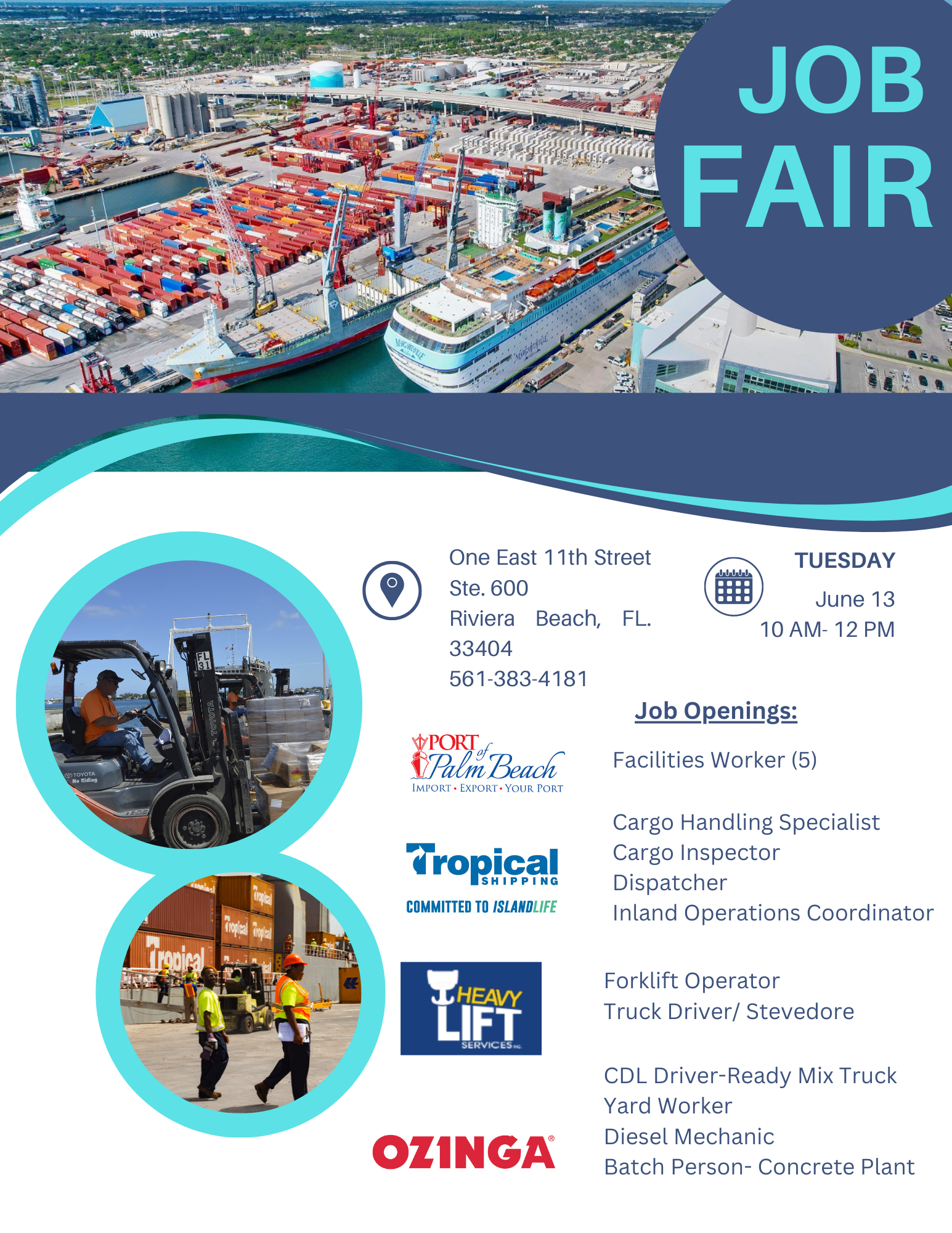 Job fair flyer