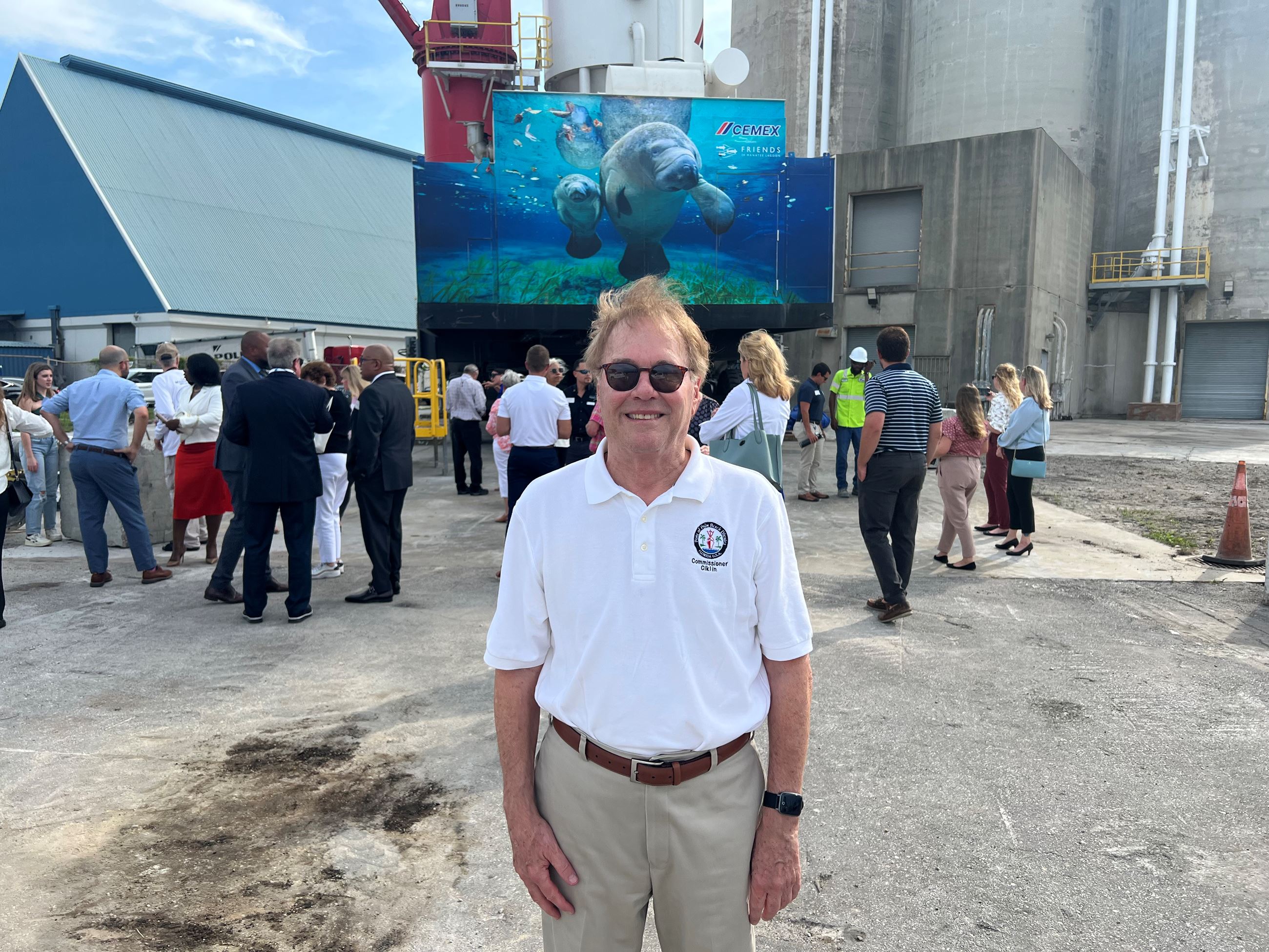 Port Commissioner Blair Ciklin at CEMEX event