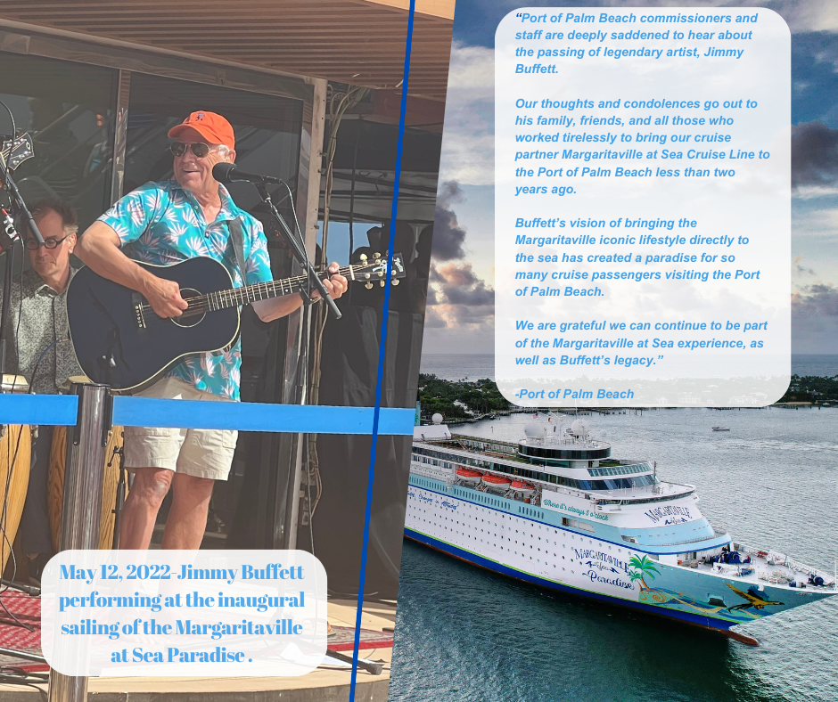 Port of Palm Beach's statement on death of Jimmy Buffett