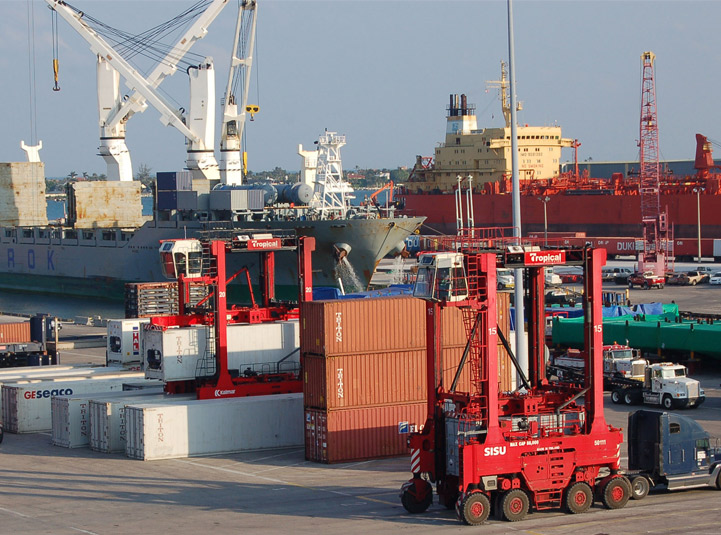 Containers, Bulk Carrier & Molasses Tanker